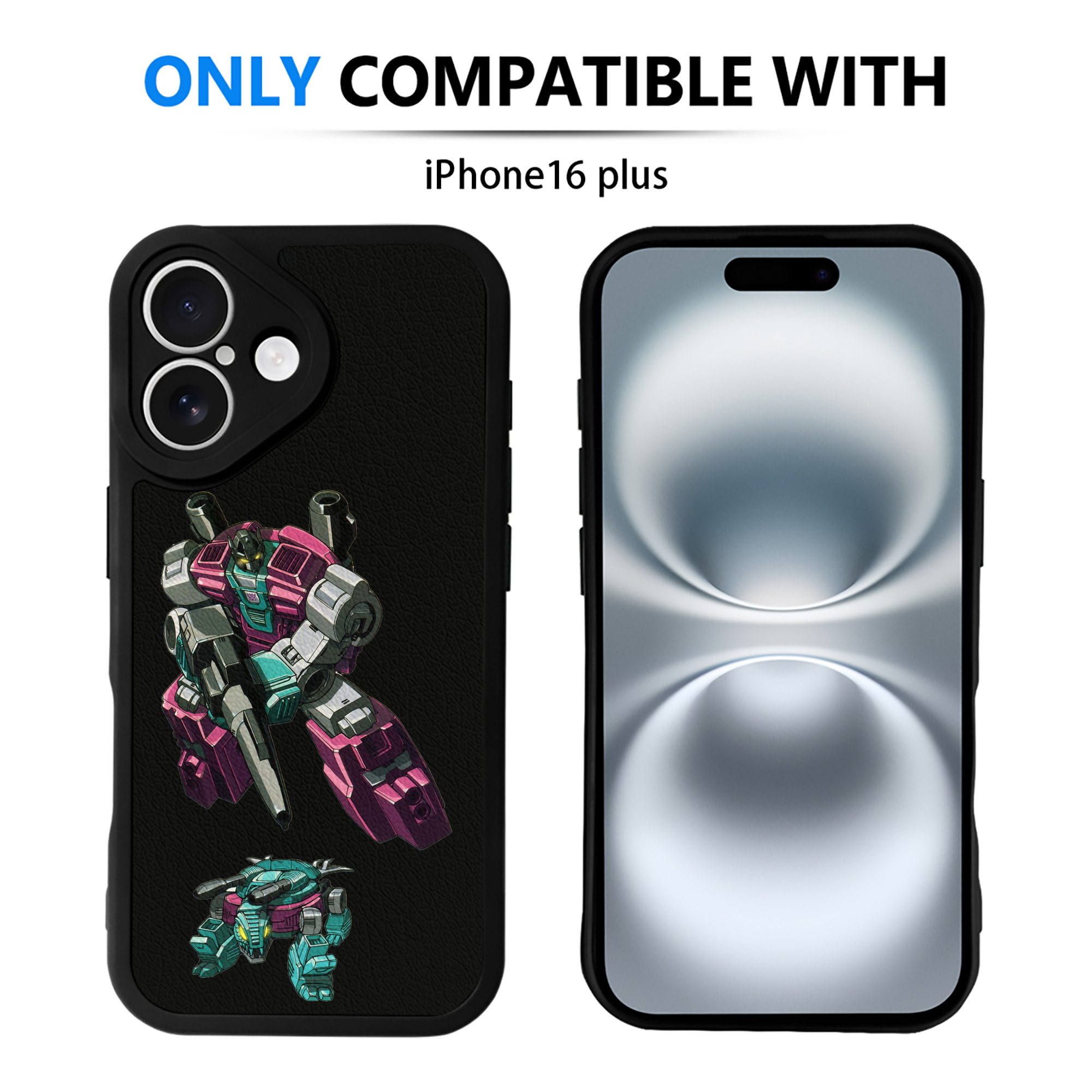 （画像用）  【iPhone 16シリーズ対応】シリコンスマホケース（レザー調） 材質：シリコン